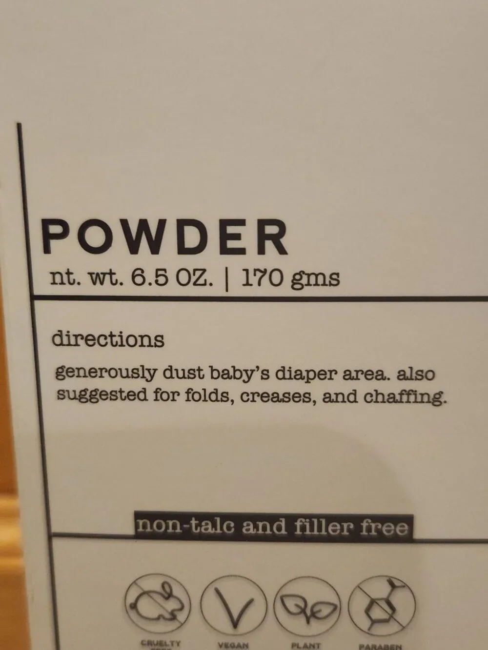 Mavey Jaymes Powder Non-Talc Filler Free Organic Vegan Cruelty Free 6.5 oz.